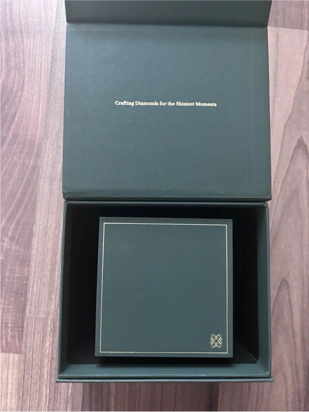 Empty Green Pascal Diamonds Watch Box - Includes 2 Boxes